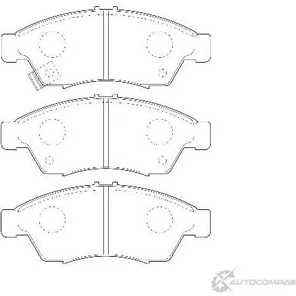 Тормозные колодки, дисковые, комплект Wagner WBP23817A 5G8O06 3420037 YQW YJ5