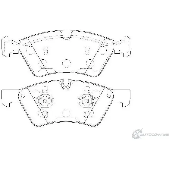 Тормозные колодки, дисковые, комплект Wagner 873WN T1JH F WBP23922A 3420061