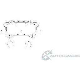 Тормозные колодки, дисковые, комплект Wagner X RMWC 7Y84EP WBP23967A 3420072 изображение 0