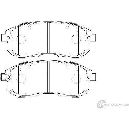 Тормозные колодки, дисковые, комплект Wagner 8JWYNZ 4ILG QC 3420152 WBP24280A