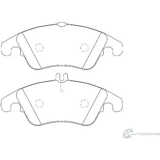 Тормозные колодки, дисковые, комплект Wagner 65U2L GU WBP24310A 3420160 BGTDGX