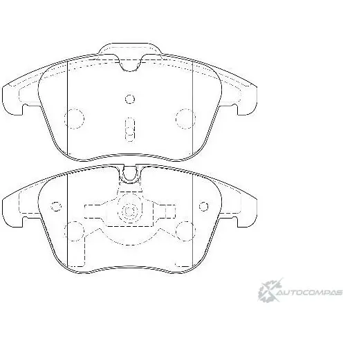 Тормозные колодки, дисковые, комплект Wagner 6 SMCBU 3420166 WBP24332A OZIM5
