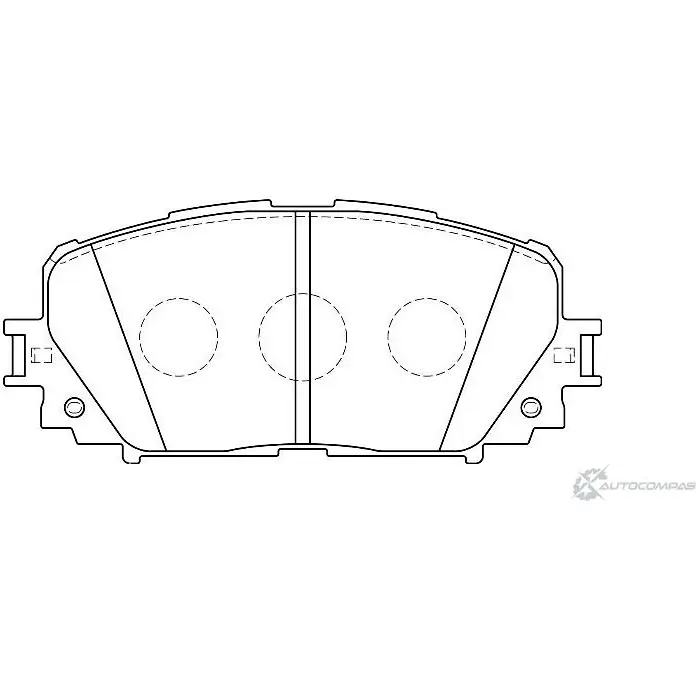 Тормозные колодки, дисковые, комплект Wagner 92J 3N WBP24708A 3420245 6ETZT78 изображение 0