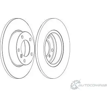 Тормозной диск Wagner C55BA WGR0248-1 3420345 N 3AA3WU