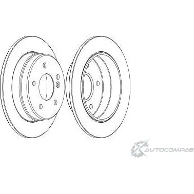 Тормозной диск Wagner 7 ZB9DJD WGR0539-1 3420359 V1YX6LY