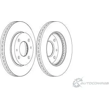 Тормозной диск Wagner 3420535 2WCLO2 KTG0 Y WGR1577-1