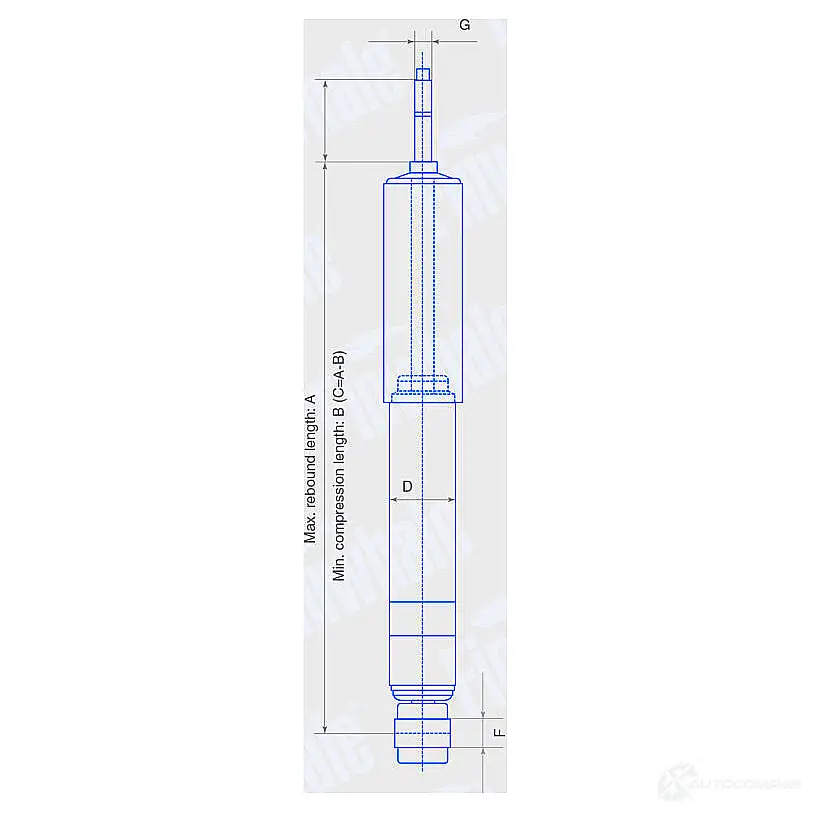 Амортизатор FINWHALE 25042GU 1422910971 1 GPZ1 изображение 1