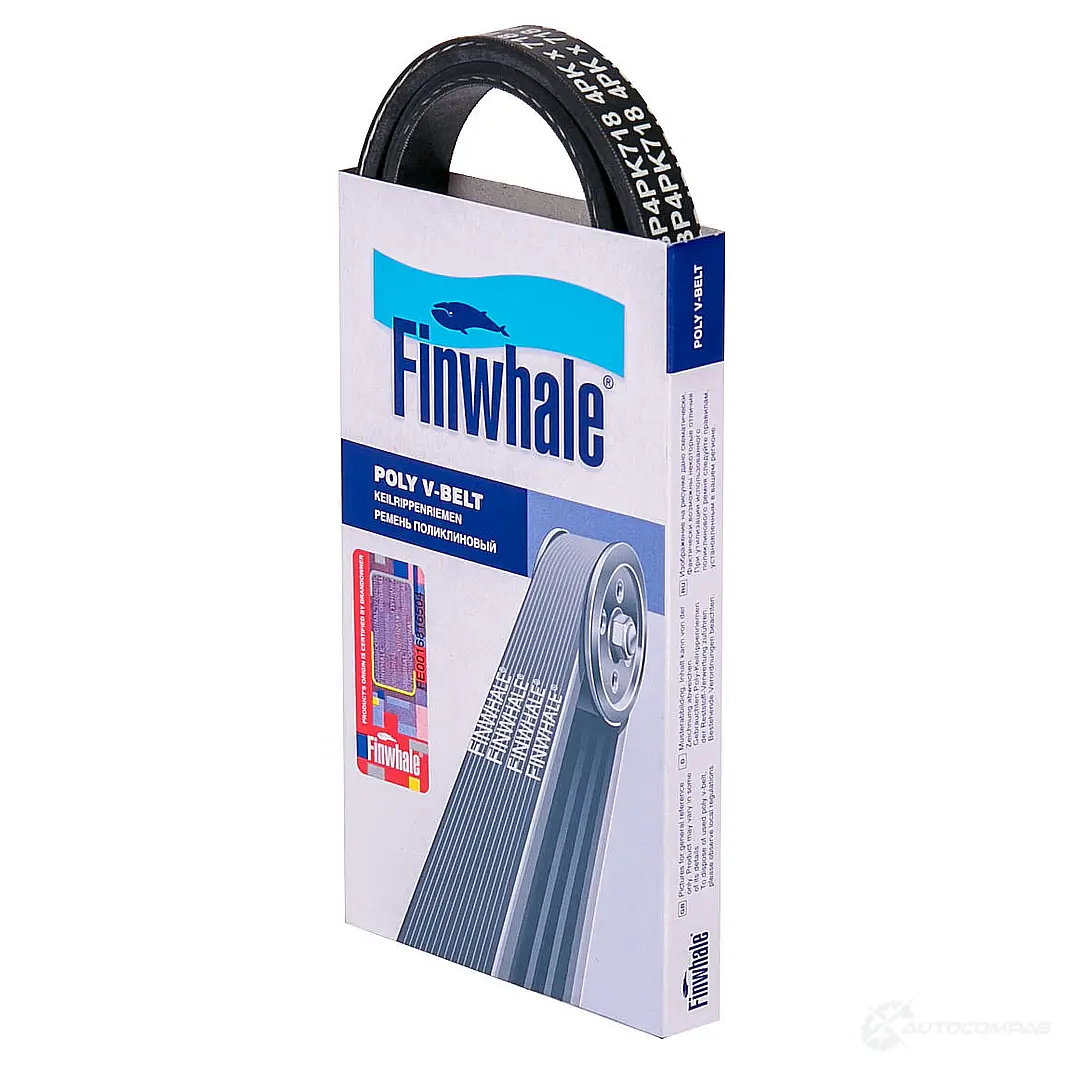 Приводной ремень поликлиновой FINWHALE UQ6SA V 1423659990 BP4PK718