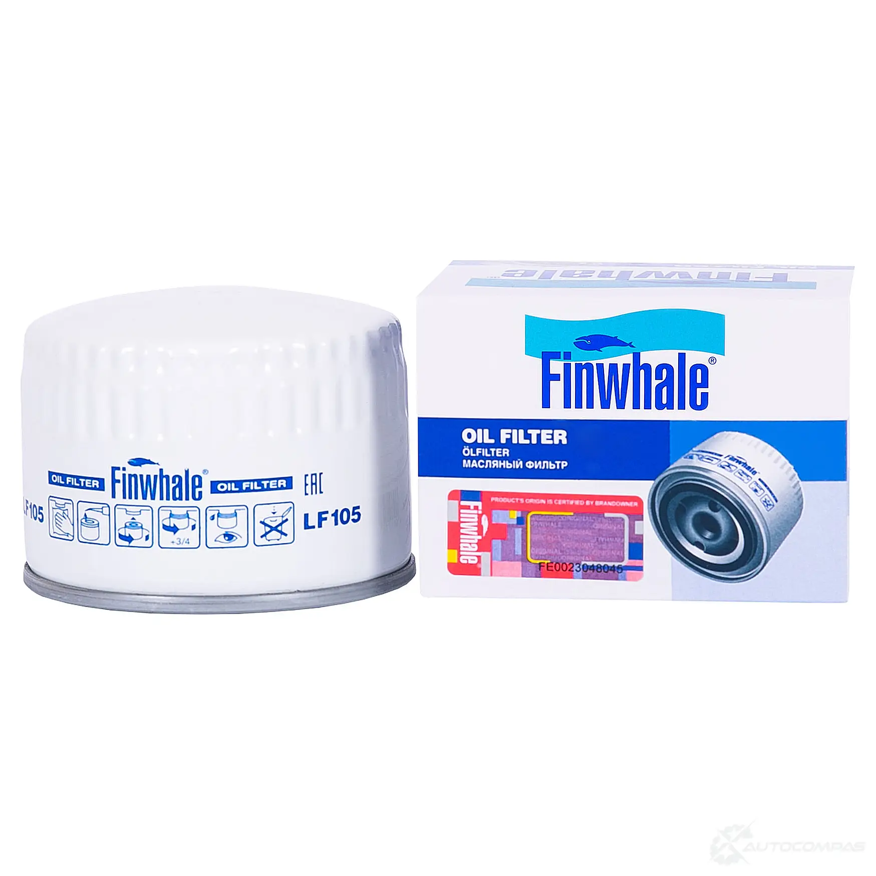 Масляный фильтр FINWHALE 89485415 TO 3ZAJM 4041715102104 LF105 - Изображение 1