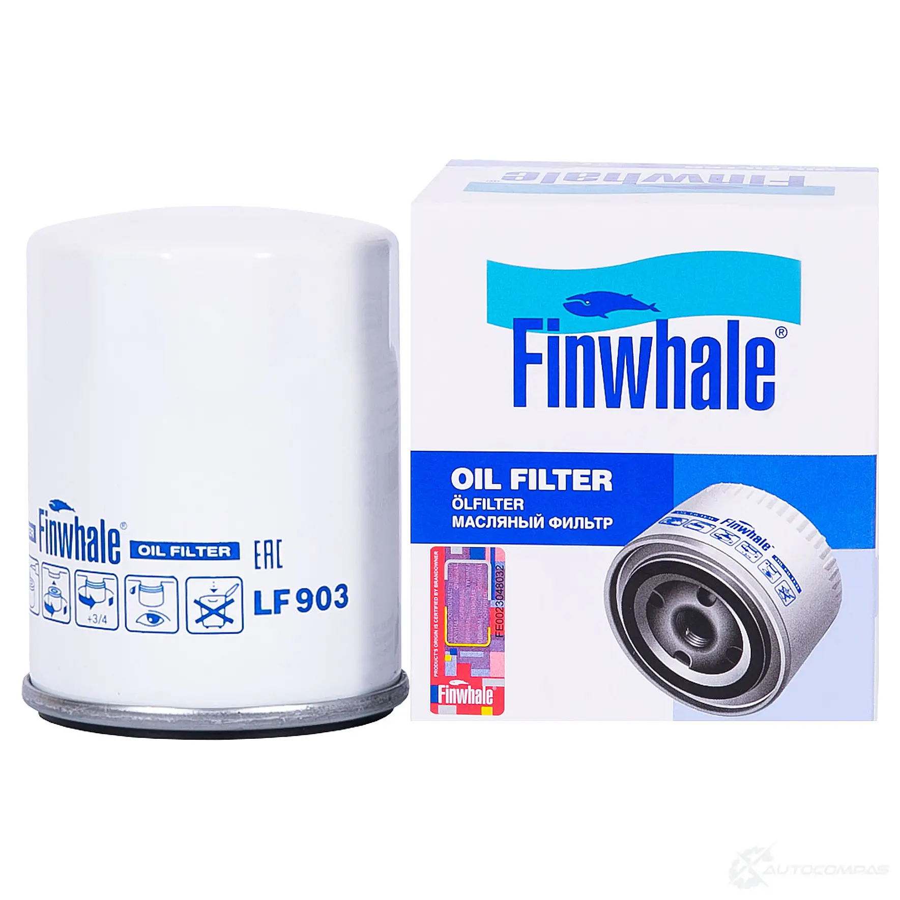 Масляный фильтр FINWHALE EA4QGO J 1422911015 LF903 изображение 0