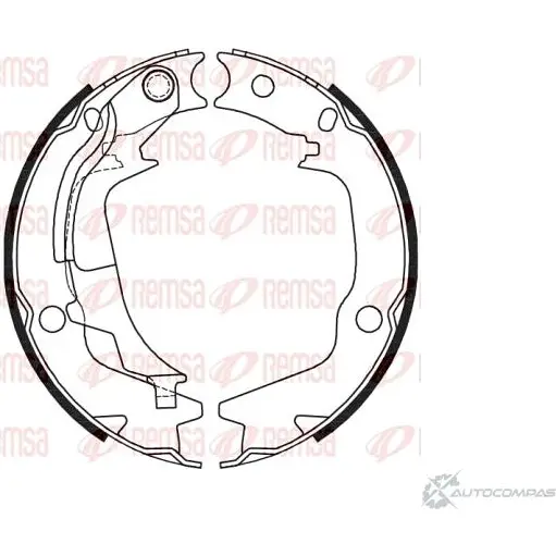 Барабанные колодки REMSA BSM4244 .00 1466022 4244.00 ZCA424400 изображение 0