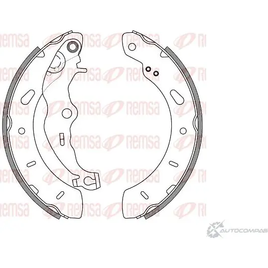 Тормозные колодки REMSA ZCA425600 BSM42 56.00 4256.00 1466035