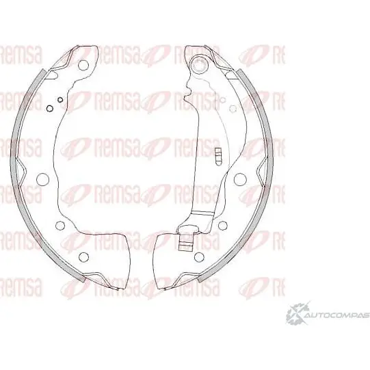 Тормозные колодки REMSA P6 PZV 4485.00 1437174874 изображение 0