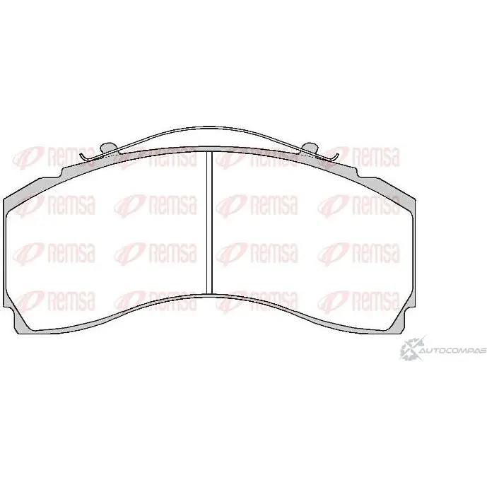 Тормозные колодки дисковые, комплект REMSA 1 480.00 29246 1469042 JCA 1480.00 изображение 0