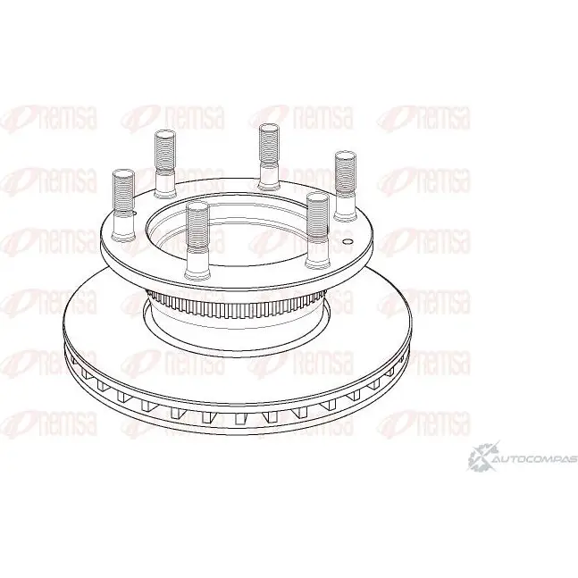 Тормозной диск REMSA 6167902 XD5ML NCA1164.20 NCA116 420