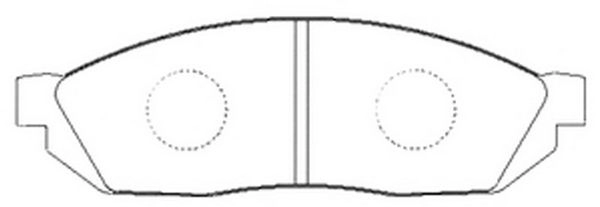 Тормозные колодки дисковые, комплект FIT 1L Y2S FP0177 4334828 изображение 0