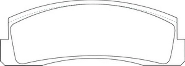 Тормозные колодки дисковые, комплект FIT 4334861 0V2G 1 FP0291