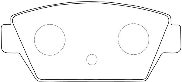 Тормозные колодки дисковые, комплект FIT FP0329 4334878 U D651Z изображение 0