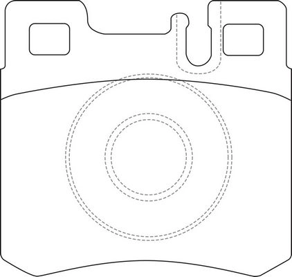 Тормозные колодки дисковые, комплект FIT FP0495 X BTLP96 4334944 изображение 0