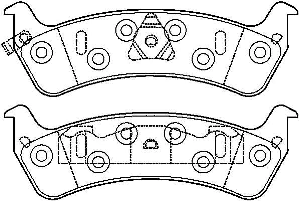 Тормозные колодки дисковые, комплект FIT FP0625 4335001 OFUF EI изображение 0