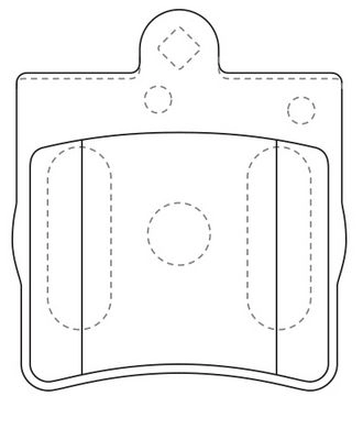 Тормозные колодки дисковые, комплект FIT FP0779 4335070 2CAV D изображение 0
