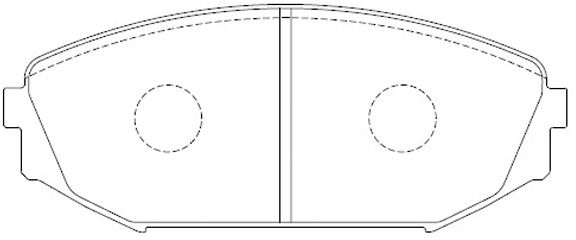 Тормозные колодки дисковые, комплект FIT 4335077 FP0793 4582431733598 D14 1GO