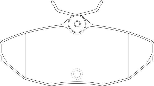 Тормозные колодки дисковые, комплект FIT FP0806 4335085 AAG ZG изображение 0