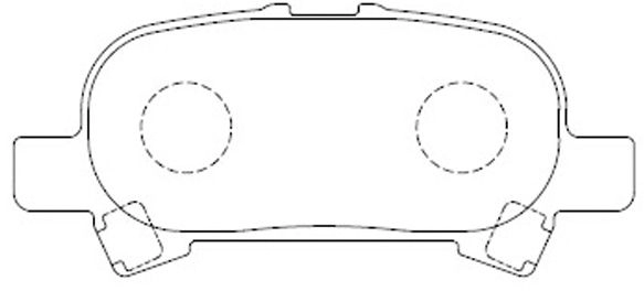 Тормозные колодки дисковые, комплект FIT 4335096 FP0828 40DFG X изображение 0