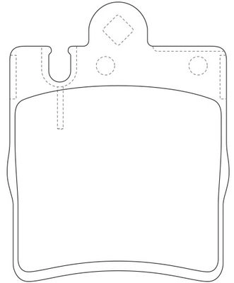 Тормозные колодки дисковые, комплект FIT FP0873 7O3C 3 4335121
