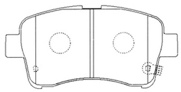 Тормозные колодки дисковые, комплект FIT FP0937 4335154 AL HKRH изображение 0