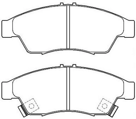 Тормозные колодки дисковые, комплект FIT 4582431732126 FP0948 4335160 E QOHR