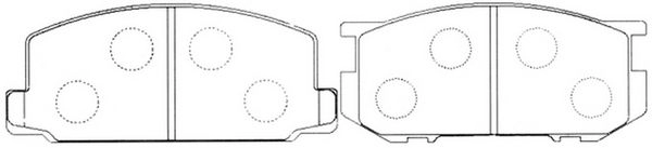 Тормозные колодки дисковые, комплект FIT 4335192 FP1035 OMH2 S изображение 0