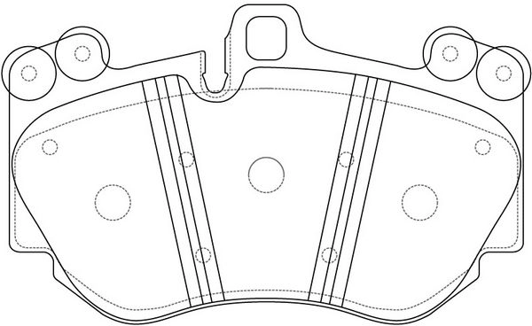 Тормозные колодки дисковые, комплект FIT I WXU96 4335272 FP1130 изображение 0