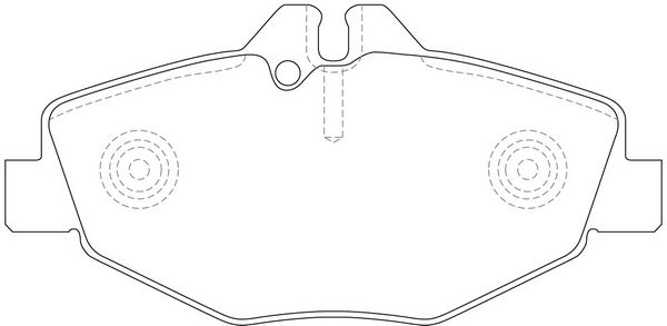 Тормозные колодки дисковые, комплект FIT FP1237E 4582431731754 4335342 VJ N6W
