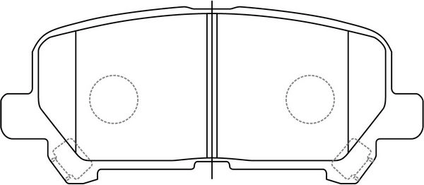 Тормозные колодки дисковые, комплект FIT FP1281 AY IVTAK 4582431731716 4335368