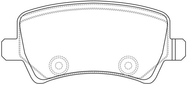 Тормозные колодки дисковые, комплект FIT FP1307 Y 31DU 4335392 изображение 0