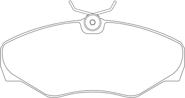 Тормозные колодки дисковые, комплект FIT FP1500 4335488 KOG VC