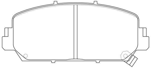 Тормозные колодки дисковые, комплект FIT FP1625 160787059 FBD CG