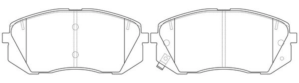 Тормозные колодки дисковые, комплект FIT W31 TBX 1436753839 FP1855 изображение 0