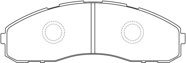 Тормозные колодки дисковые, комплект FIT AXTJ 5O FP2071 4335555 изображение 0