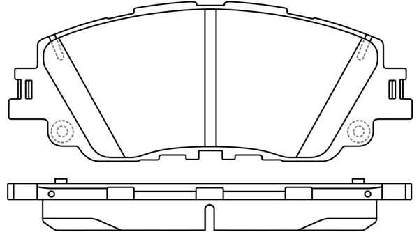 Тормозные колодки дисковые, комплект FIT ZJ ZC4 FP2076 1436754487 изображение 0