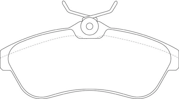 Тормозные колодки дисковые, комплект FIT FP2322 EZI C7 4335601 изображение 0