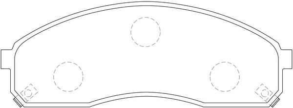 Тормозные колодки дисковые, комплект FIT FP3022 4335631 8 OZ5WDZ изображение 0