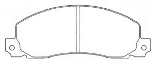 Тормозные колодки дисковые, комплект FIT FP3348 4335668 H MSTZ изображение 0