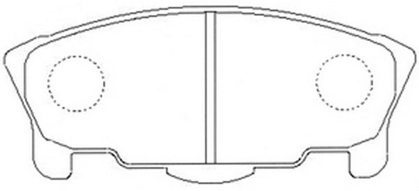 Тормозные колодки дисковые, комплект FIT PR2A9A U 4335715 FP6164 изображение 0