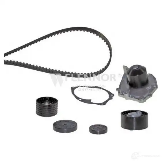 Комплект ремня грм с водяным насосом FLENNOR fp14449v 1966466 4449 V FS05449 изображение 0