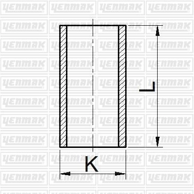 Гильза цилиндра YENMAK A 0I4XZ 1424878233 51-65192-000