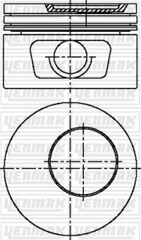 Поршень YENMAK B1 VKL 31-03804-000 1437183291