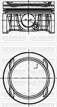 Поршень YENMAK VVU FT 1437183783 31-04195-000
