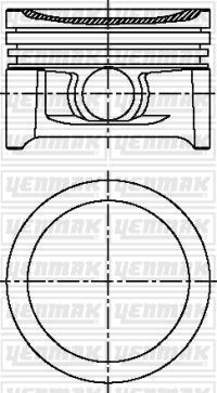 Поршень YENMAK P1S9 P 31-04720-000 1437184491